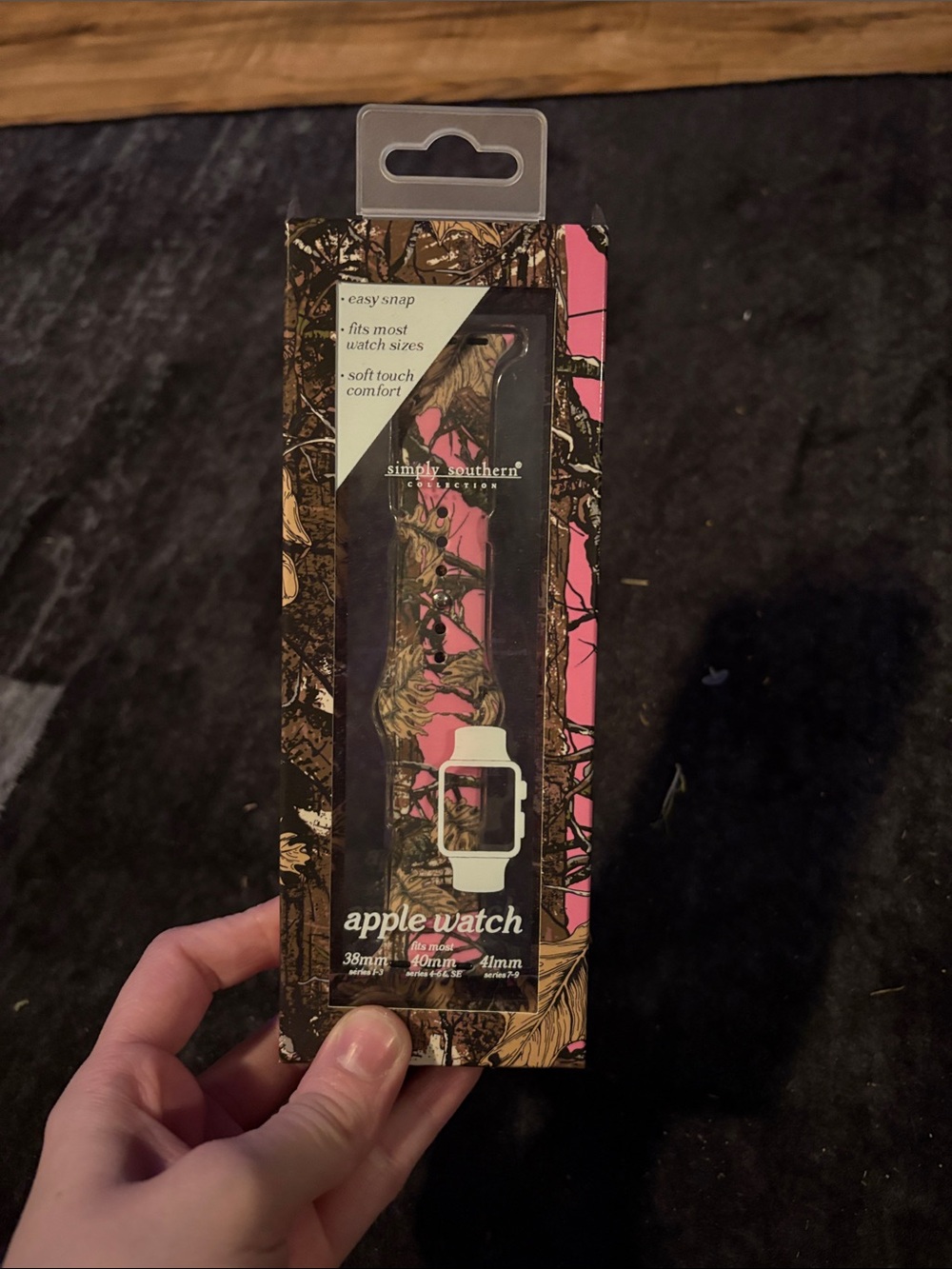 Simply Southern Pink Camo Apple Watch Band - Pink & Brown Camo